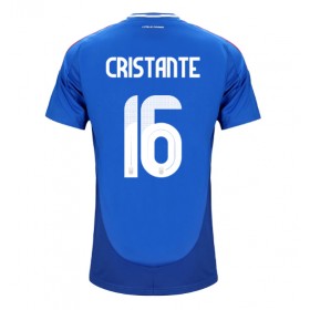 Pánské fotbalový oblečení Itálie Bryan Cristante #16 Domácí košile ME 2024 Krátkým Rukávem